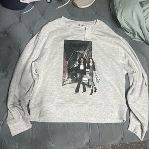 Dkny grey sweater